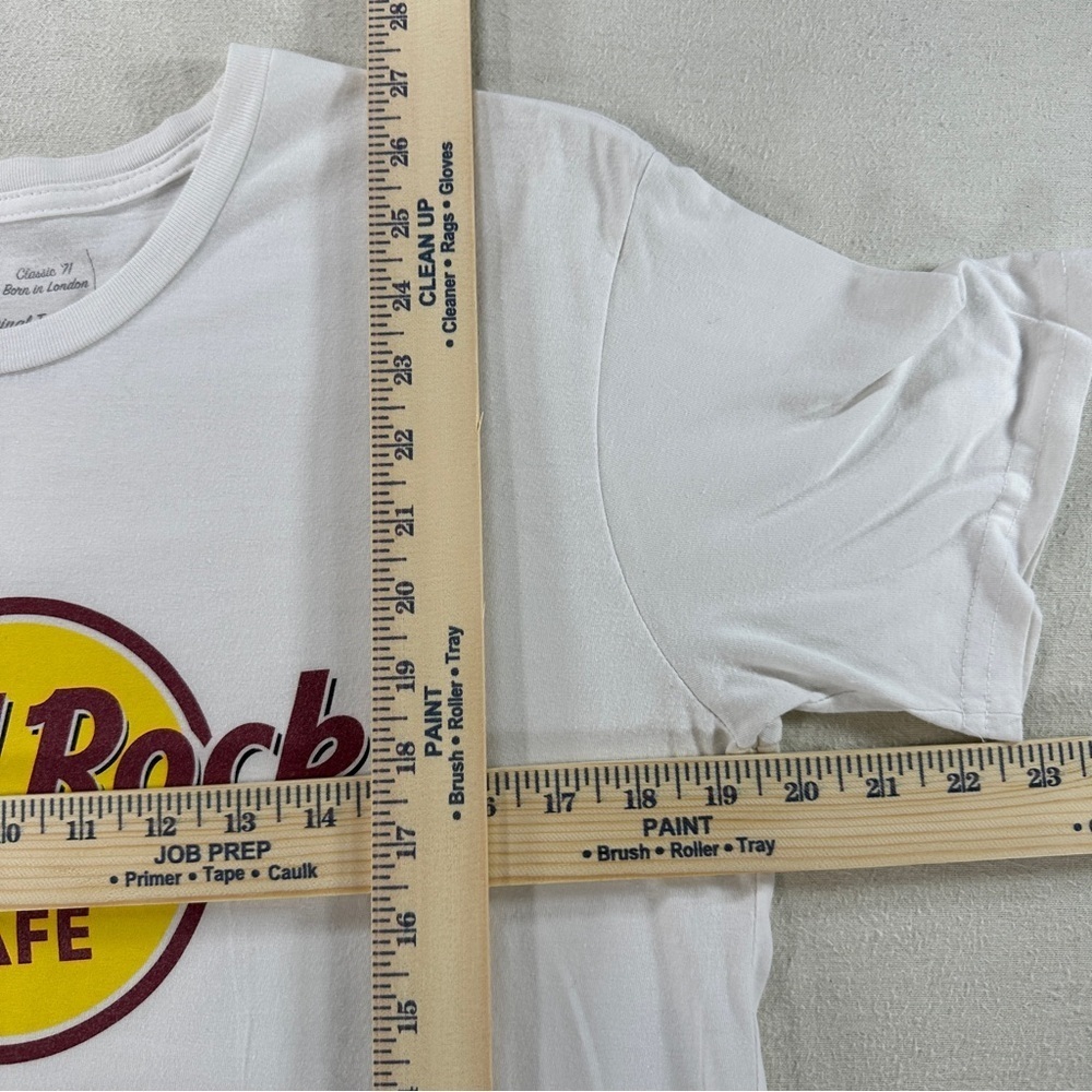 Hard Rock Cafe Logo Niagara Falls White Tee The Original Tee Sz M 100% Cotton - Picture 3 of 6